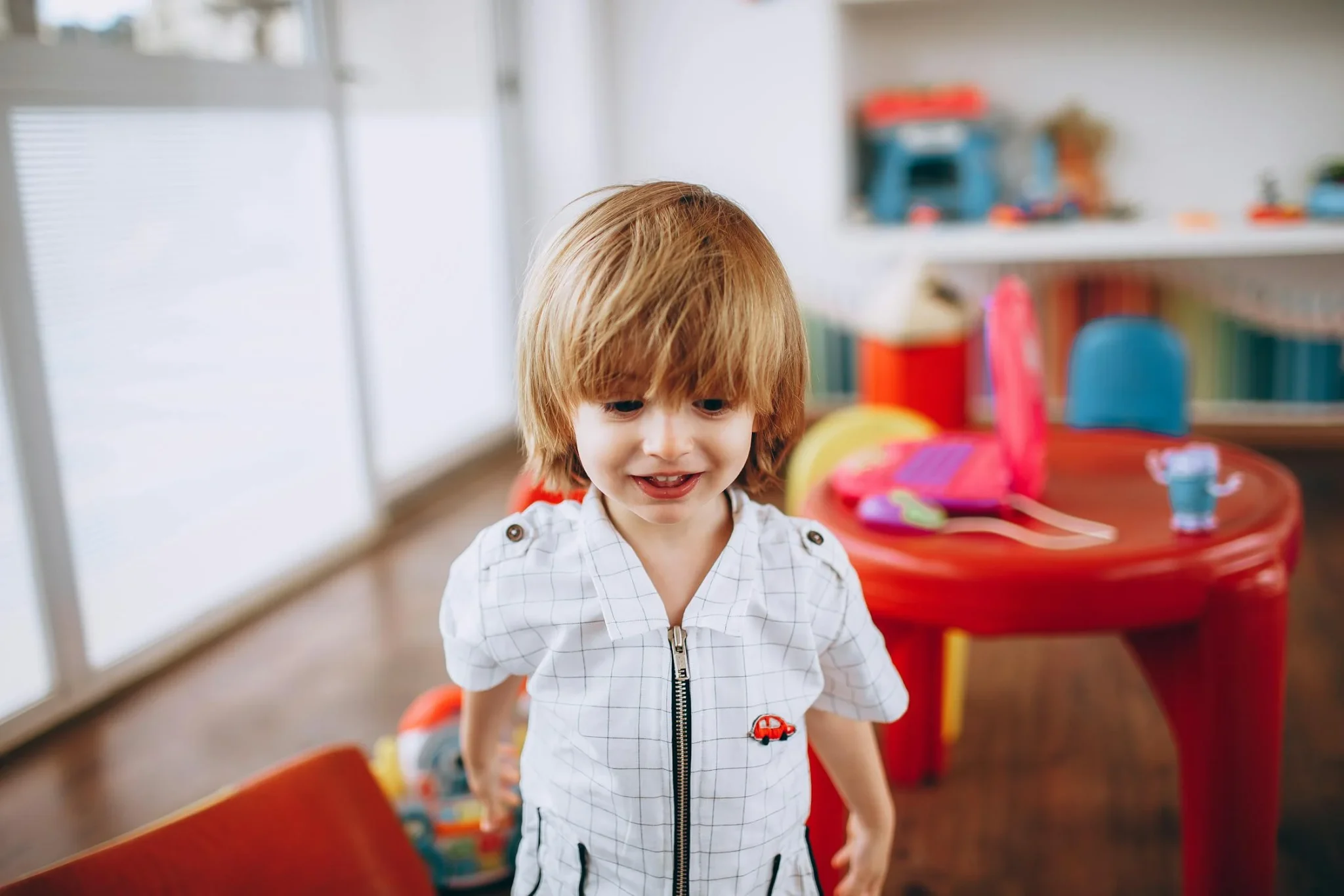 a child in a nursery setting